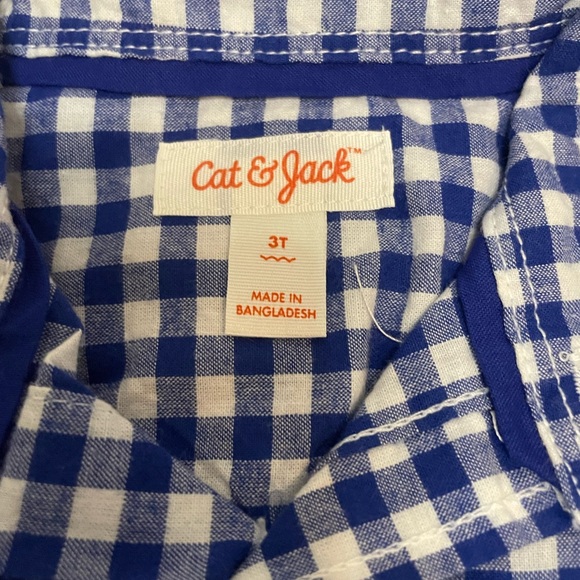 *SALE* Boys size 3T button down Cat & Jack New w/tags - Picture 4 of 6